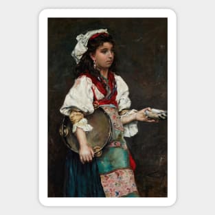 Gypsy Girl by Julius LeBlanc Stewart Magnet